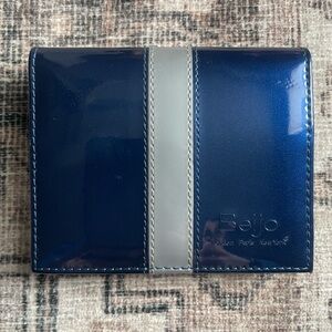 Beijo Navy and Gray Card Holder